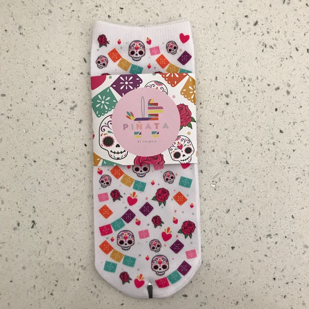 Piñata by Chiquis Skeleton Socks
